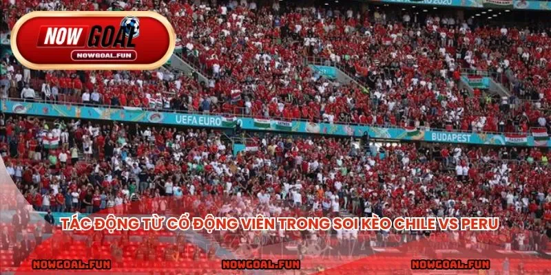 Tác động từ cổ động viên trong soi kèo Chile vs Peru