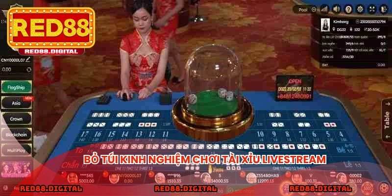Bỏ túi kinh nghiệm chơi tài xỉu livestream